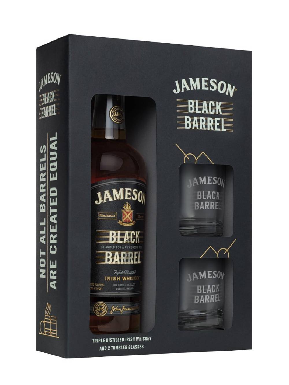 Jameson Black Barrel + GB с две чаши